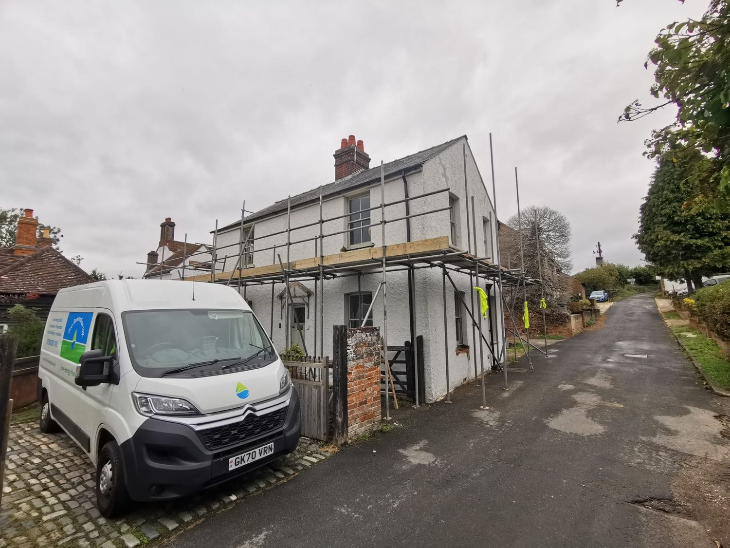Preparation - cement render to be removed