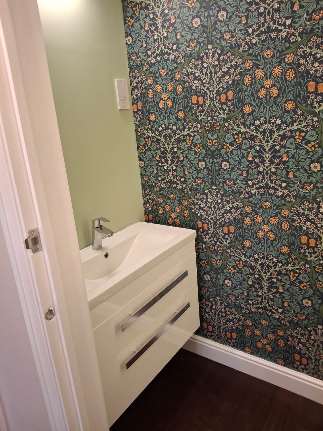 Bathroom decorated