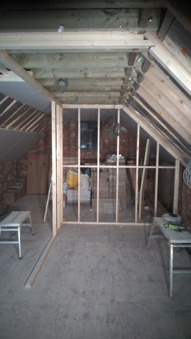 Building of internal wall