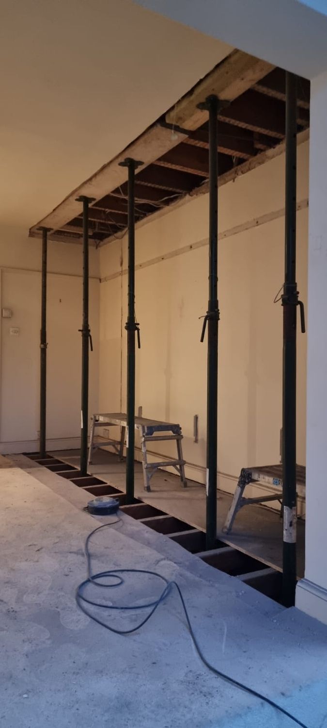 Temporary propping for structural works