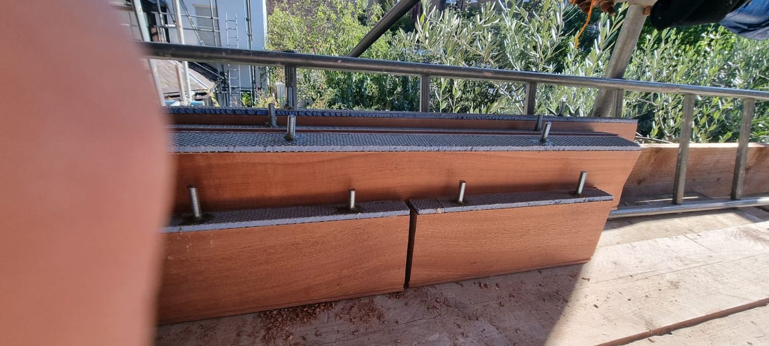 Timber window sills insulated ready for installation