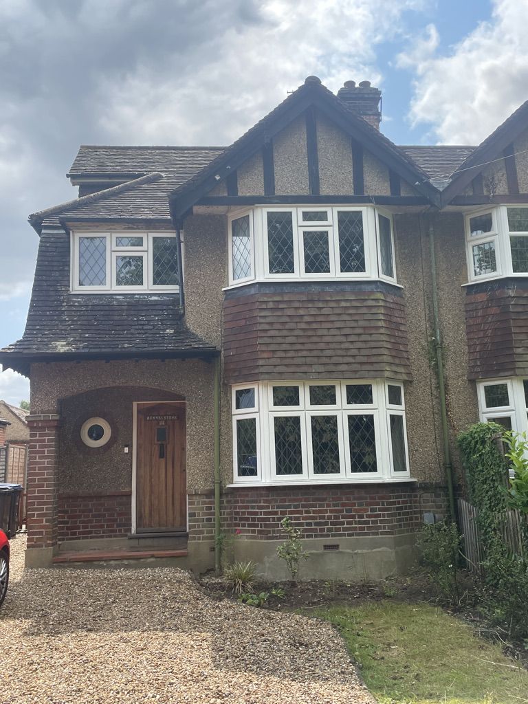 External wall insulation to a 1930s semi detached house in Hemel Hempstead, Hertfordshire