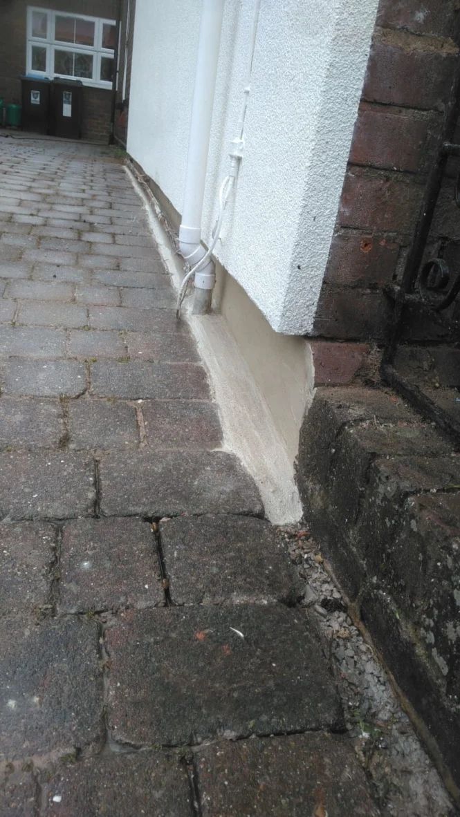 Wastewater pipes re-fitted