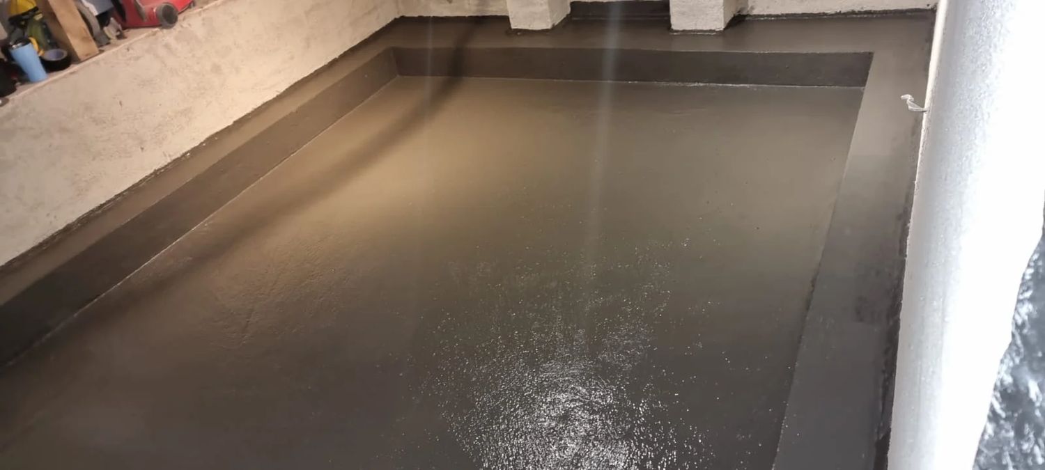 Insulated basement floor slab