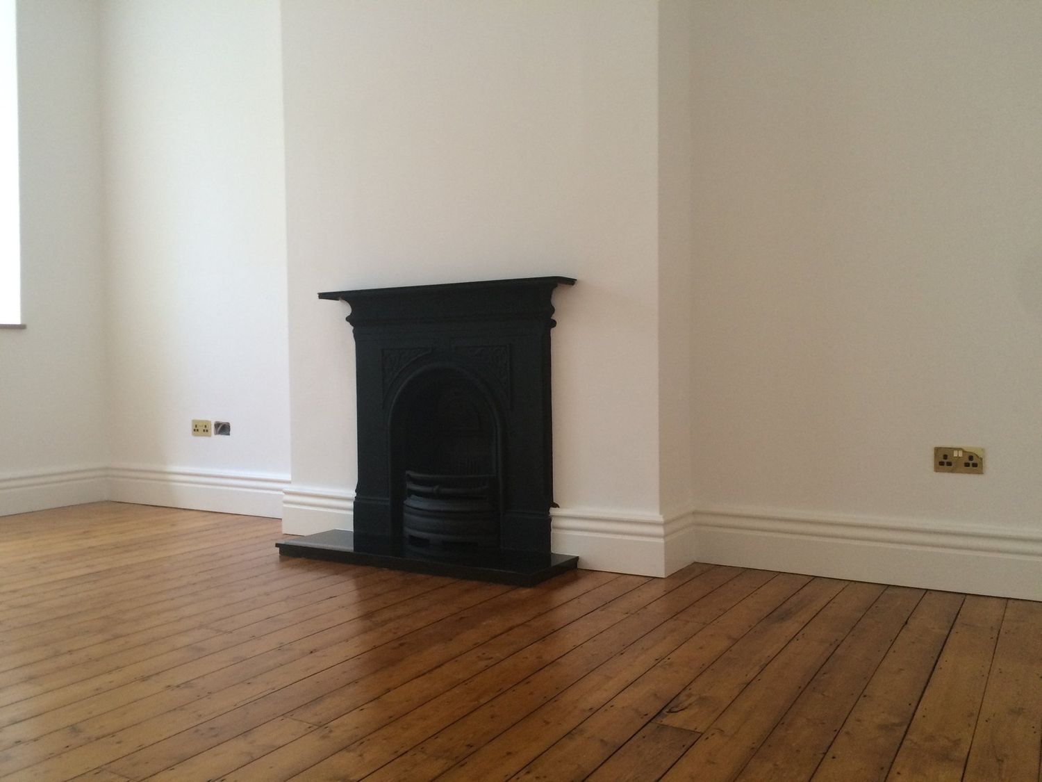 Floor and Fireplace renewed in Belsize Park