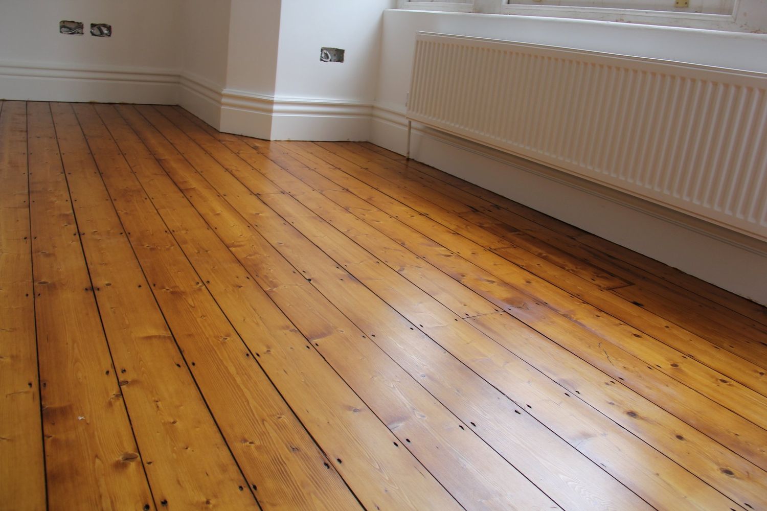 Floor in front room