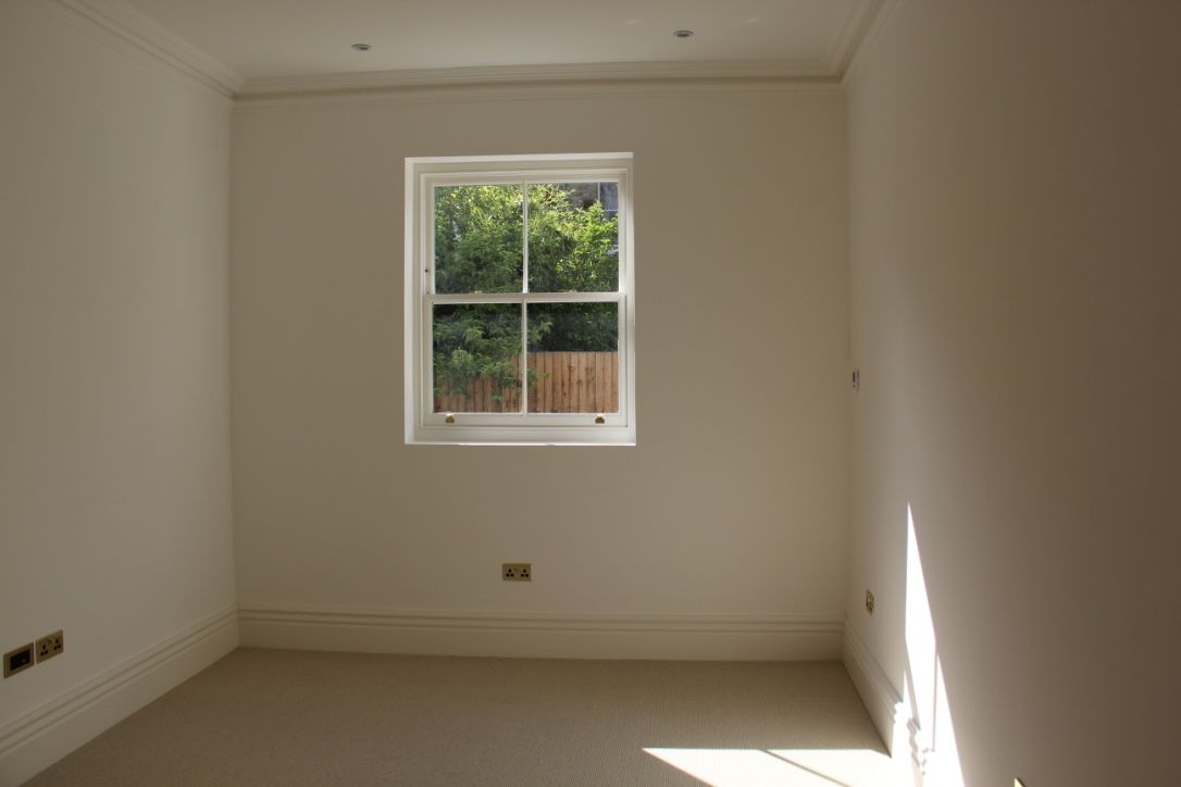 Room refurbished, decorated in Belsize Park