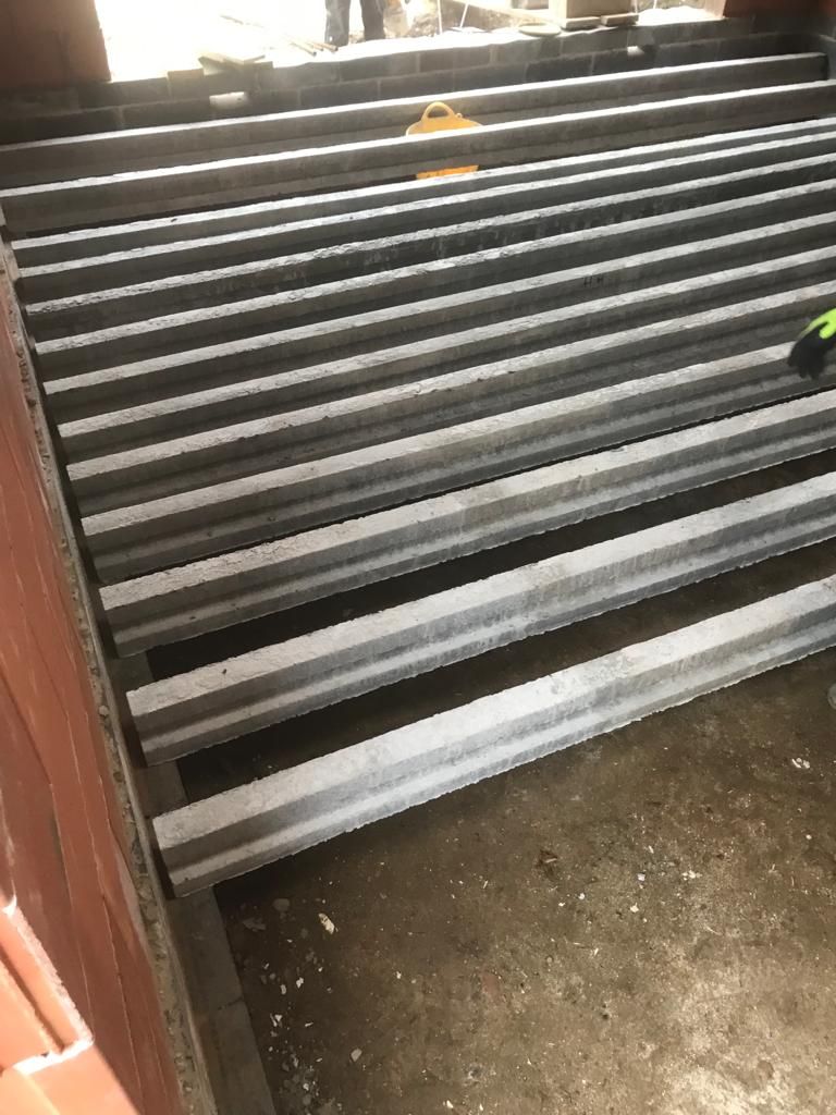 Installation of Cellecta TETRiS insulated block&beam floor system