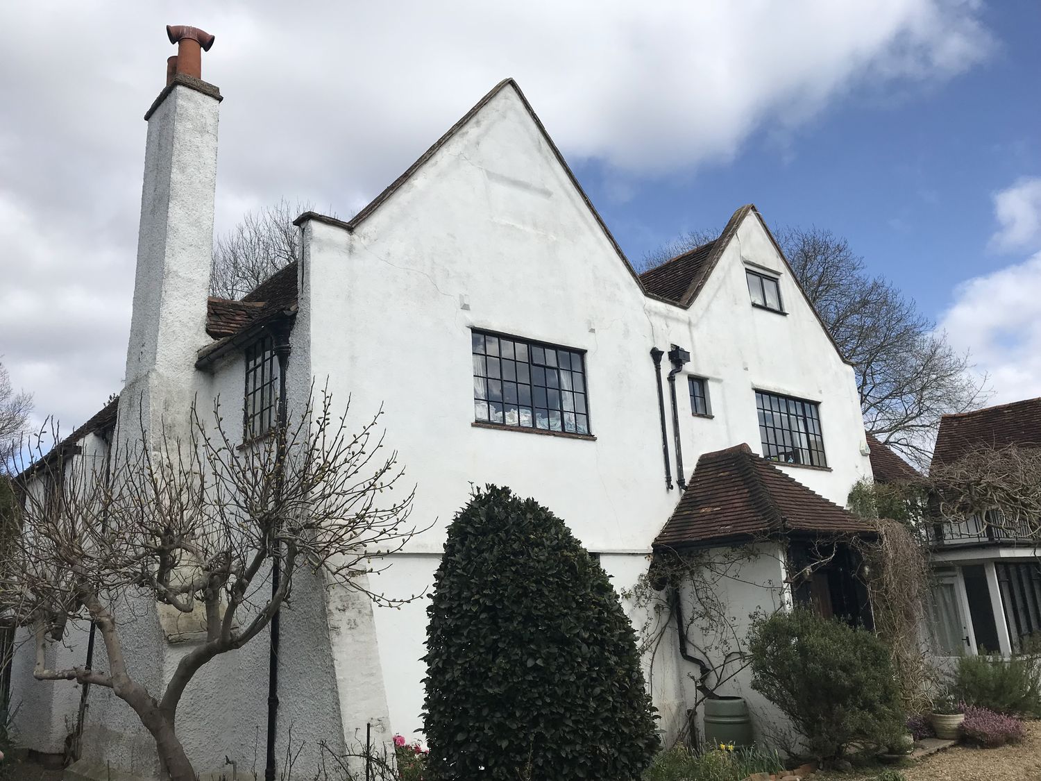 Roof insulation internally with Pavatex wood fibre insulation batts and boards, lath and plaster ceiling with hemp-jute insulation