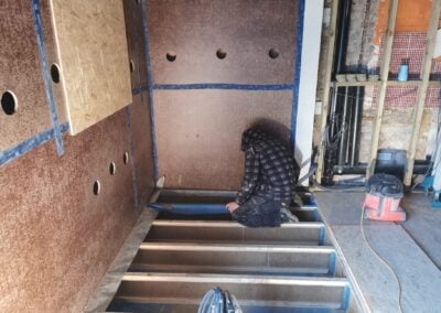 Installation of cellulose insulation